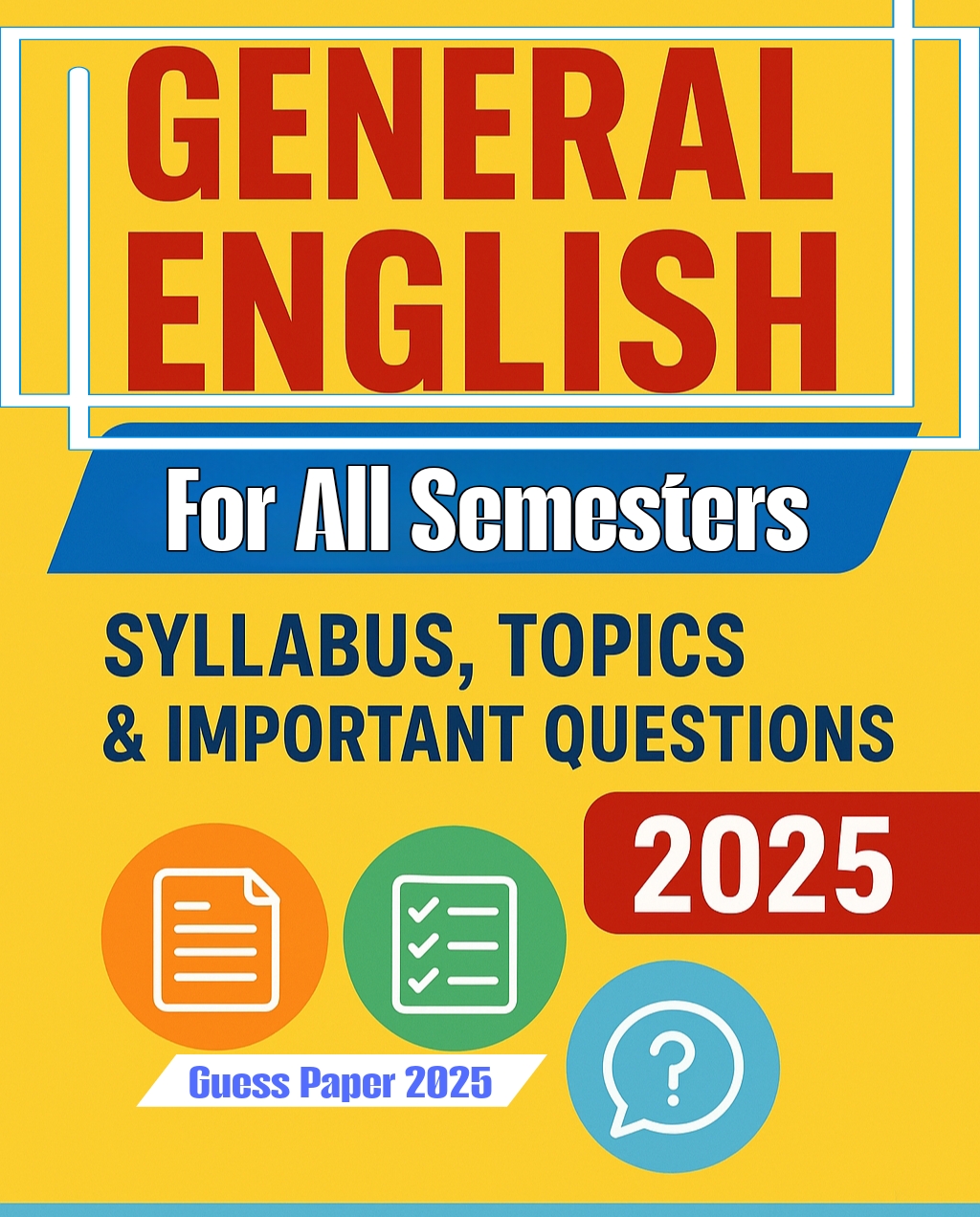 PDUSU General English – Semester I Syllabus, Topics & Important Questions 2025